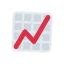 Chart increasing cartoon animated emoji