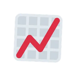 Chart increasing animated emoji