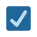 Check box with check cartoon animated emoji