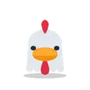 Chicken cartoon animated emoji