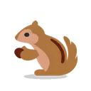 Chipmunk cartoon animated emoji