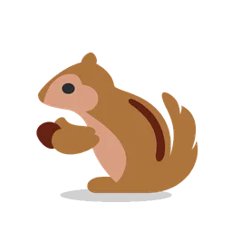 Chipmunk animated emoji
