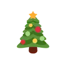 Christmas tree cartoon animated emoji