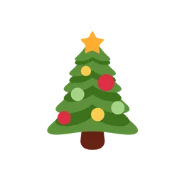 Christmas tree animated emoji