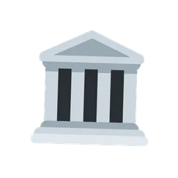 Classical building animated emoji