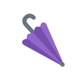 Closed umbrella animated emoji