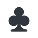 Club suit cartoon animated emoji