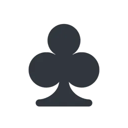 Club suit animated emoji