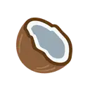 Coconut cartoon animated emoji