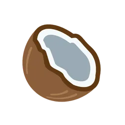 Coconut animated emoji