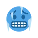 Cold face cartoon animated emoji