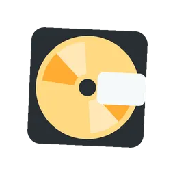 Computer disk animated emoji