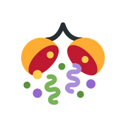 Confetti ball animated emoji