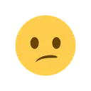 Confused face cartoon animated emoji