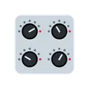 Control knobs cartoon animated emoji