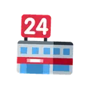 Convenience store cartoon animated emoji