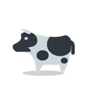Cow cartoon animated emoji