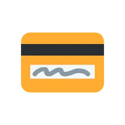 Credit card animated emoji
