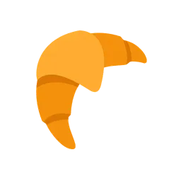 Croissant animated emoji
