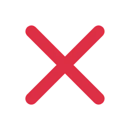 Cross mark animated emoji
