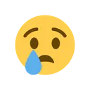 Crying face cartoon animated emoji