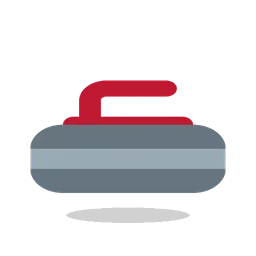 Curling stone animated emoji