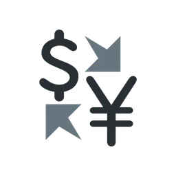 Currency exchange animated emoji
