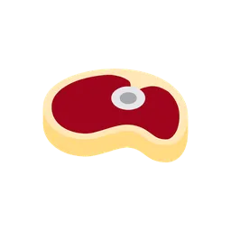 Cut of meat animated emoji