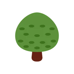 Deciduous tree animated emoji