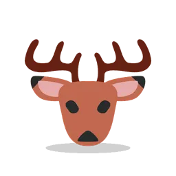 Deer animated emoji