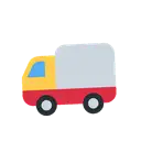 Delivery truck cartoon animated emoji