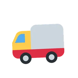 Delivery truck animated emoji