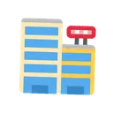 Department store cartoon animated emoji