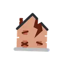 Derelict house cartoon animated emoji
