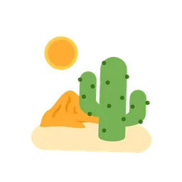 Desert animated emoji