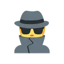 Detective cartoon animated emoji