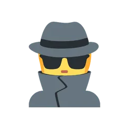 Detective animated emoji