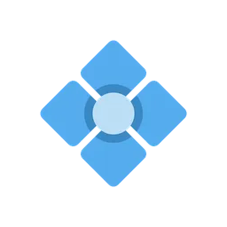 Diamond with a dot animated emoji