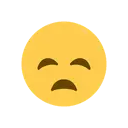 Disappointed face cartoon animated emoji