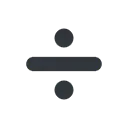 Divide cartoon animated emoji