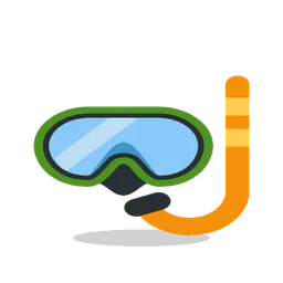 Diving mask animated emoji
