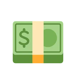 Dollar banknote animated emoji