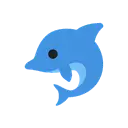Dolphin cartoon animated emoji