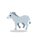 Donkey cartoon animated emoji