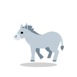 Donkey animated emoji