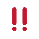 Double exclamation mark cartoon animated emoji