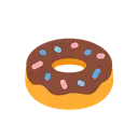 Doughnut cartoon animated emoji