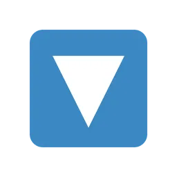 Downwards button animated emoji