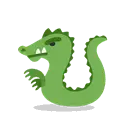 Dragon cartoon animated emoji
