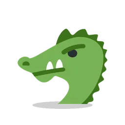 Dragon face animated emoji
